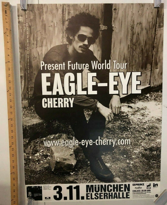 Eagle Eye Cherry Present Future World Tour German Poster In Munchen