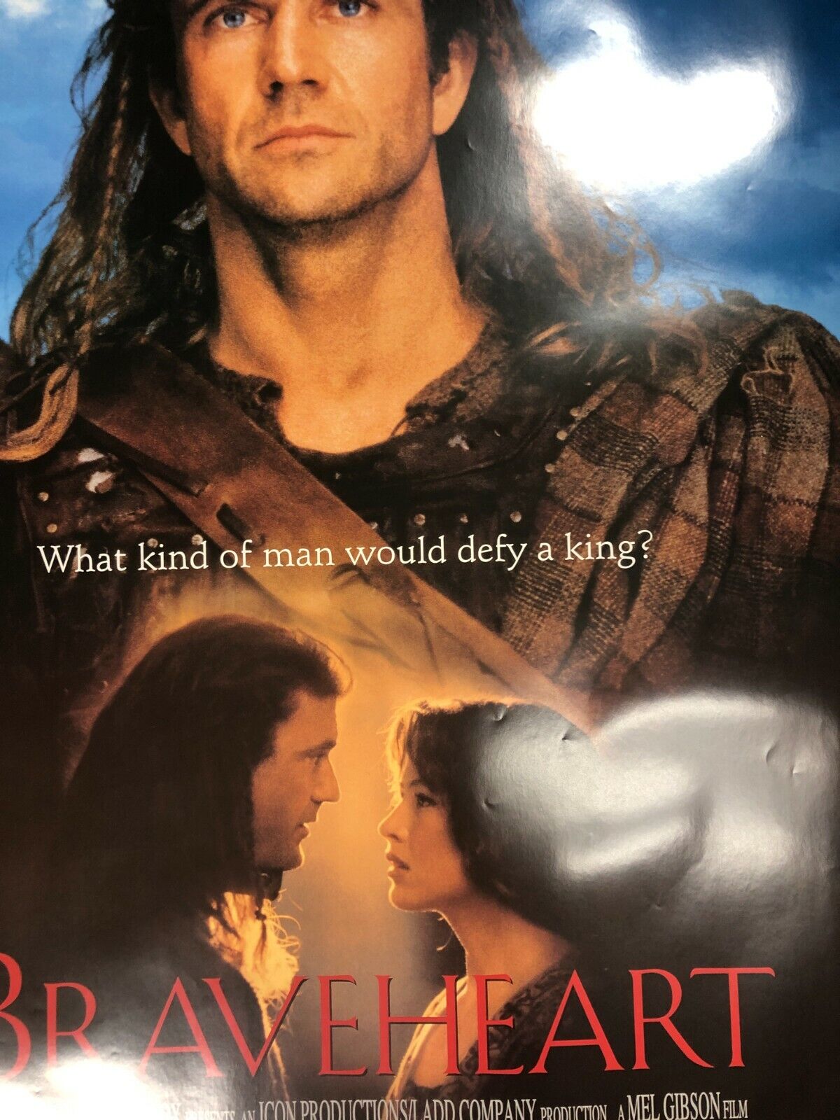 Braveheart (20th Century Fox, 1995). International One Sheet (27" X 41"), #2 SS