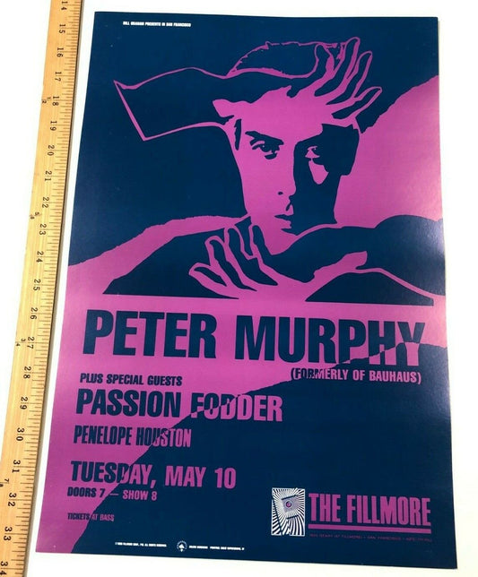 Bill Graham - 1988 - Peter Murphy (Formerly Of Bauhaus) @ The Fillmore Original