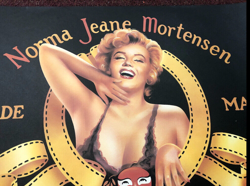  Marilyn Monroe Norma Jeane Poster ESTEVE FORT/1000 EDITIONS RARE