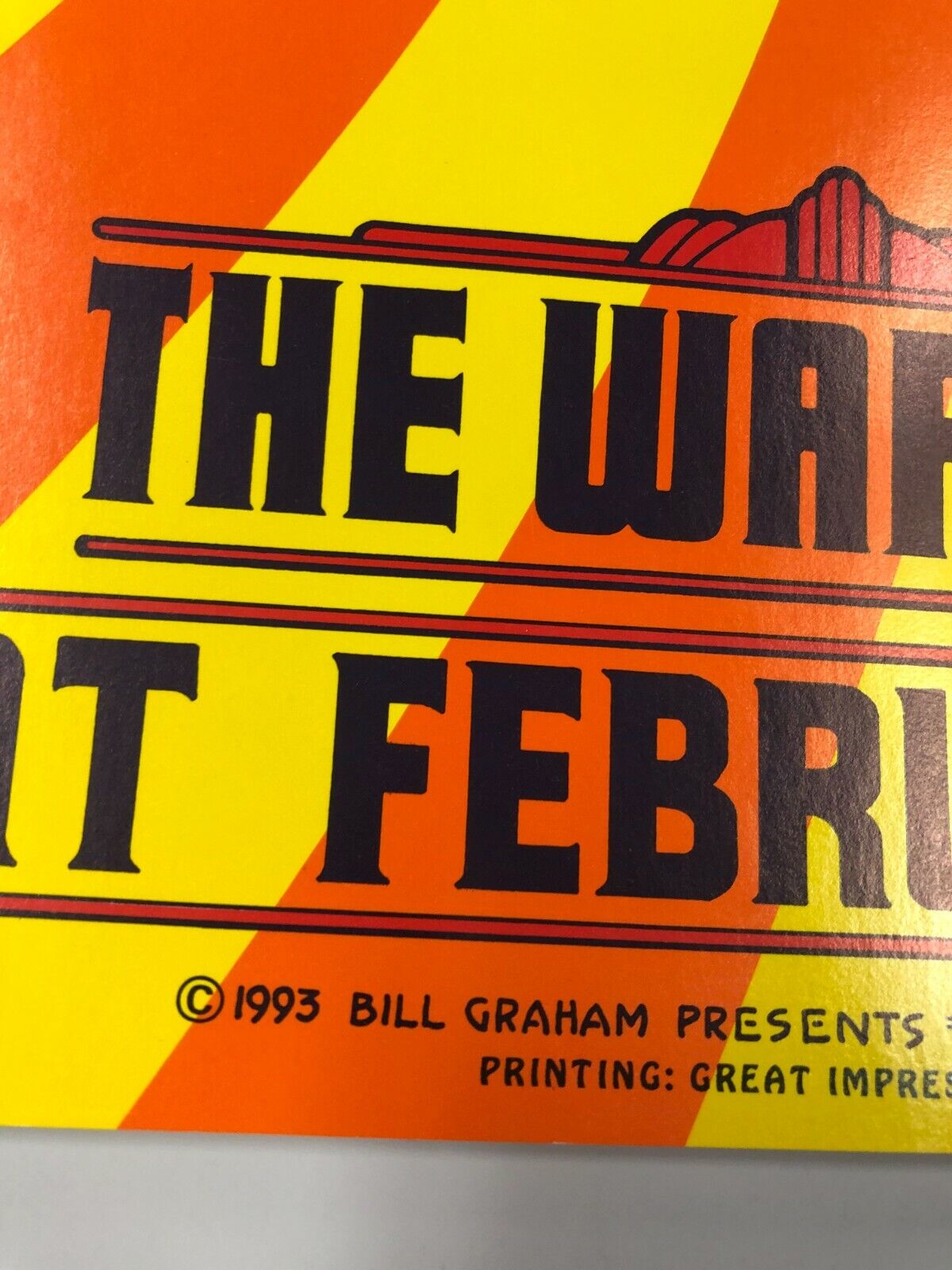 Bill Graham - 1993 - An Evening With Spin Doctors @ The Warfield San Francisco