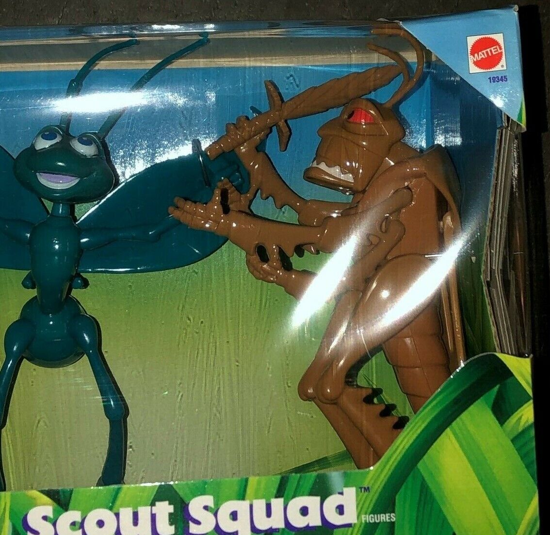 1998 Mattel Disney Pixar A Bugs Life Scout Squad Action Figures New Sealed Box 