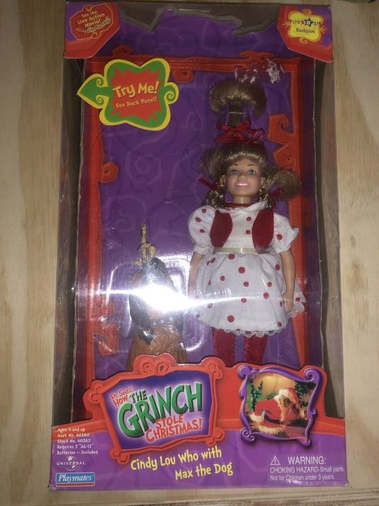 Cindy Lou Who Doll Dr. Seuss How The Grinch Stole Christmas Whobilation Hair 