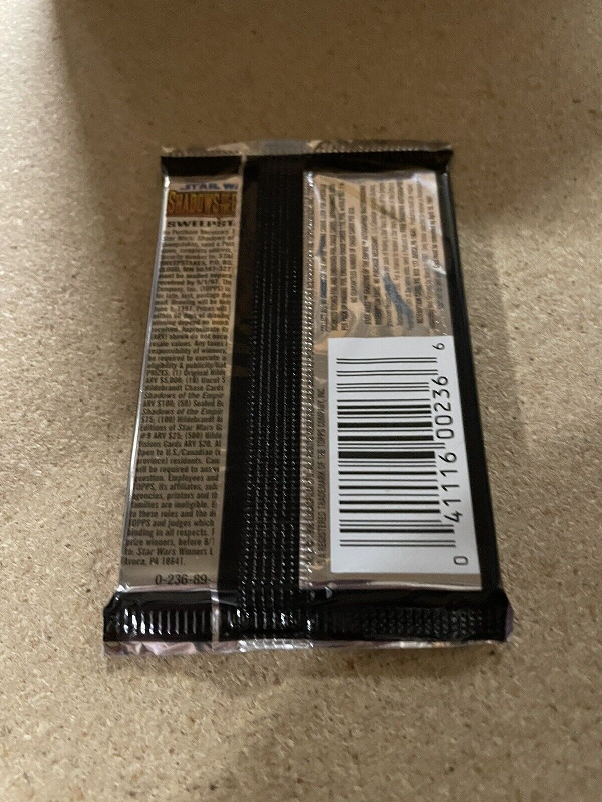 1 - 1996 Topps Star Wars Shadows Of The Empire Promo Card Pack rare 