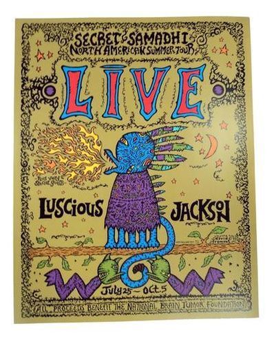 David Fremont - 1997 - Live Concert Poster Multiple Venue Tour Poster 20" x25.5"