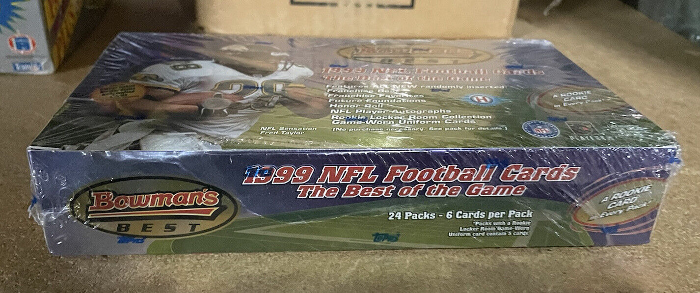 1999 Bowman's Best Football Factory Sealed Hobby Box 24 Pack Atomic  Kurt Warner