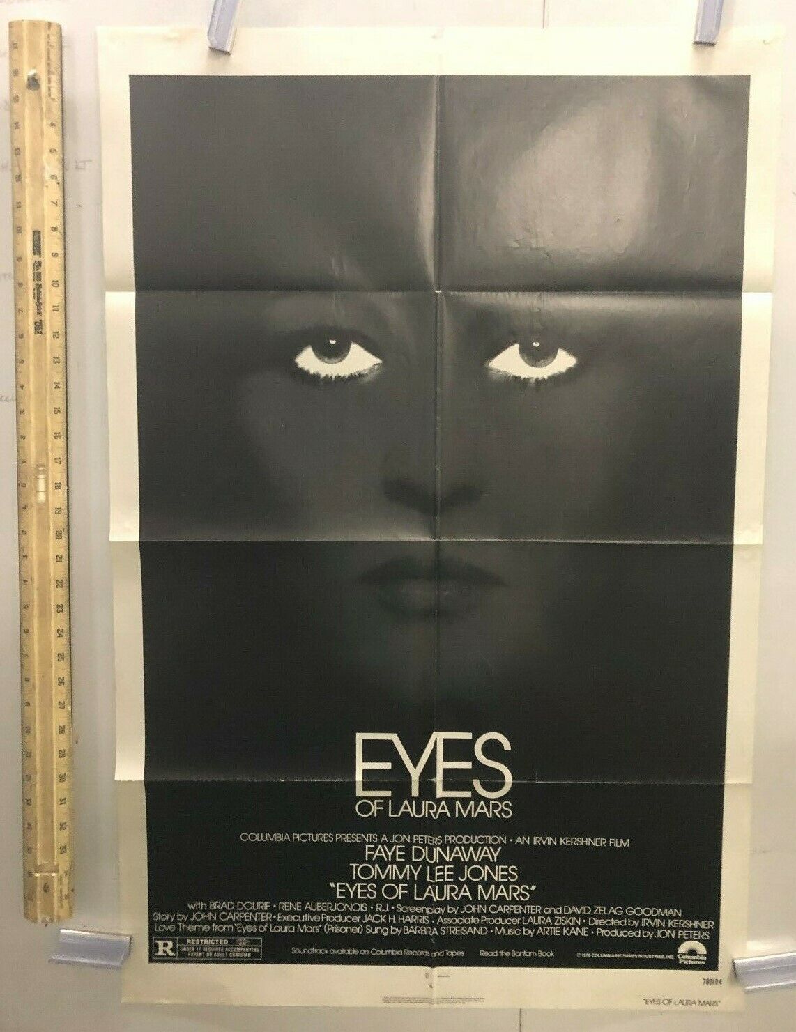 Eyes of Laura Mars (Columbia, 1978). One Sheet (27" X 41"). Thriller