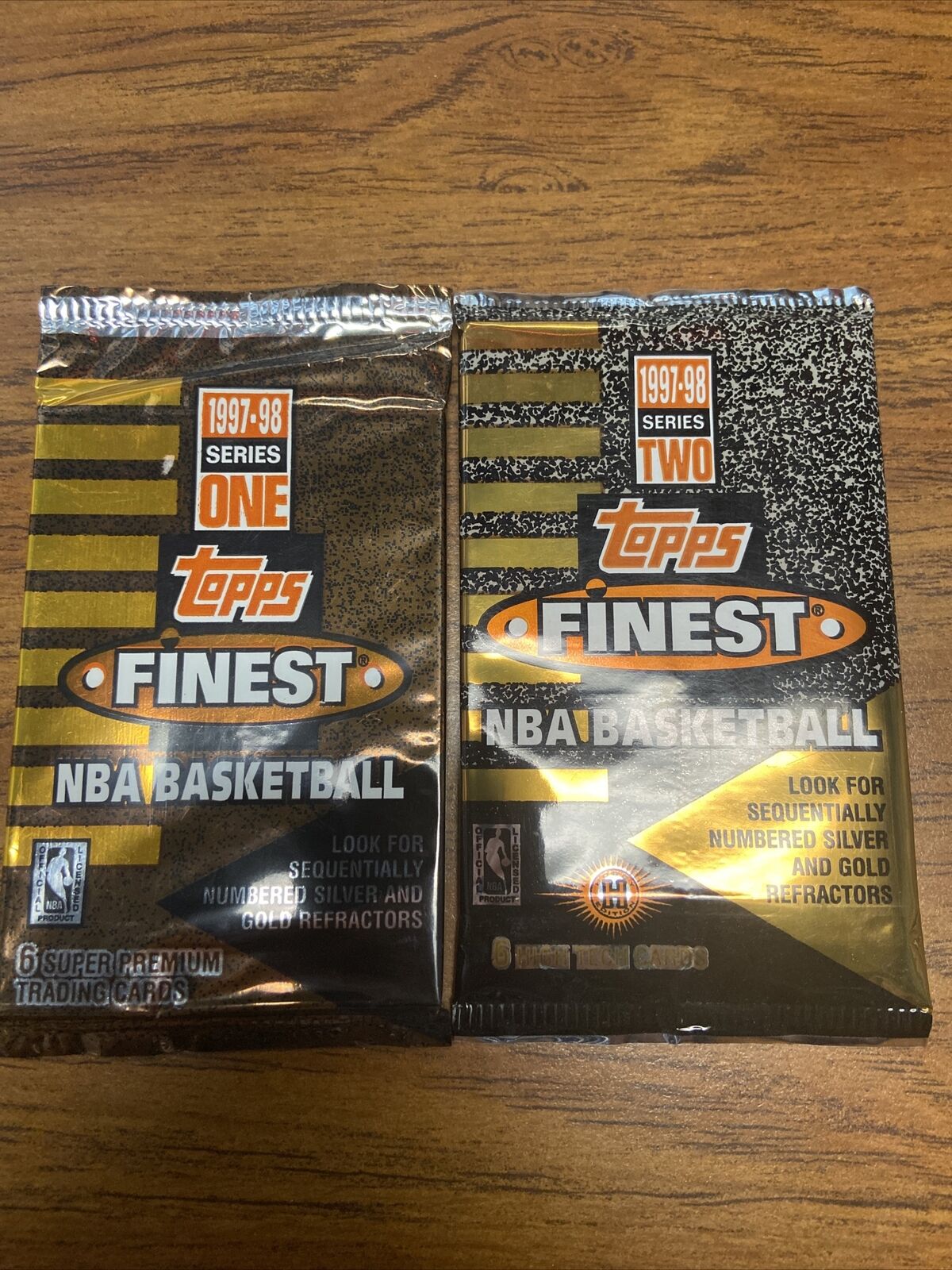 1997-98 Finest Basketball Series 1 & 2 Hobby Pack Tim Duncan Kobe Bryant Jordan