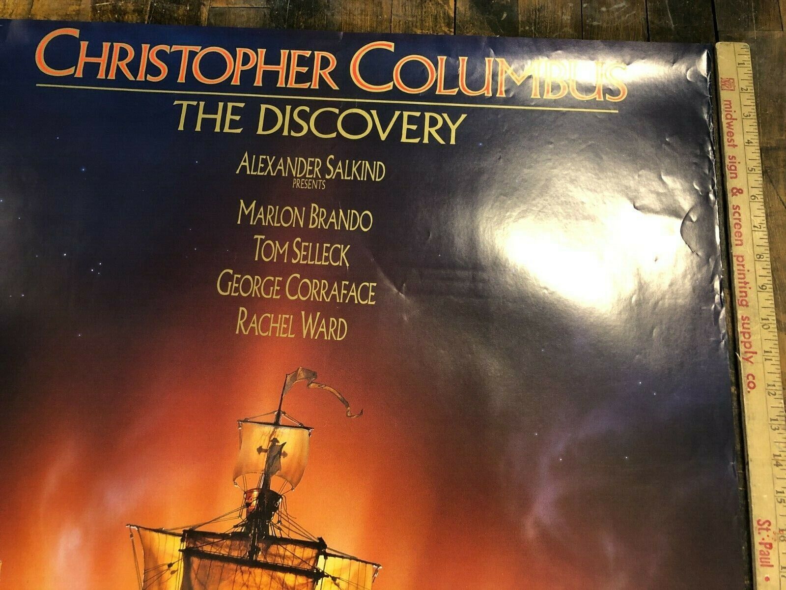 "Christopher Columbus: The Discovery" Original One Sheet Movie Poster S/S 1992