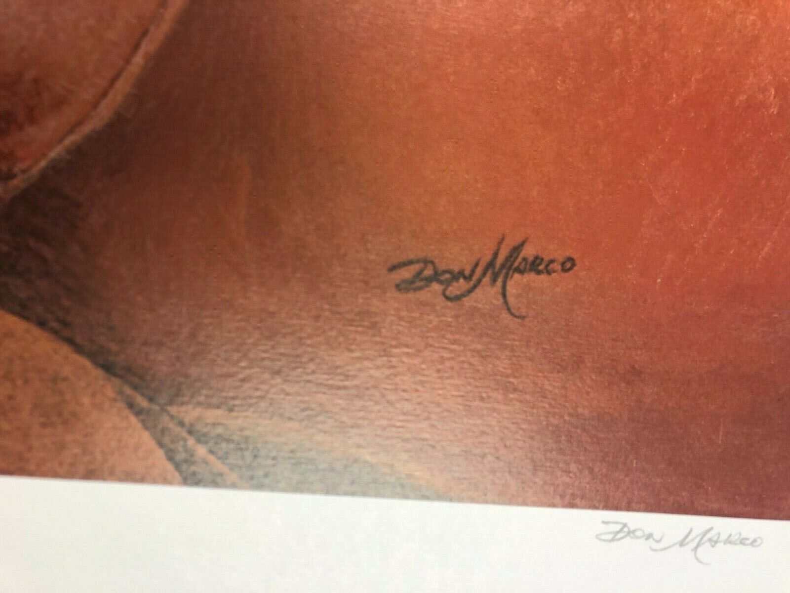 Don Marco - "DUKE" Signed & Numbered Iconic Films Historic Cowboy Western 