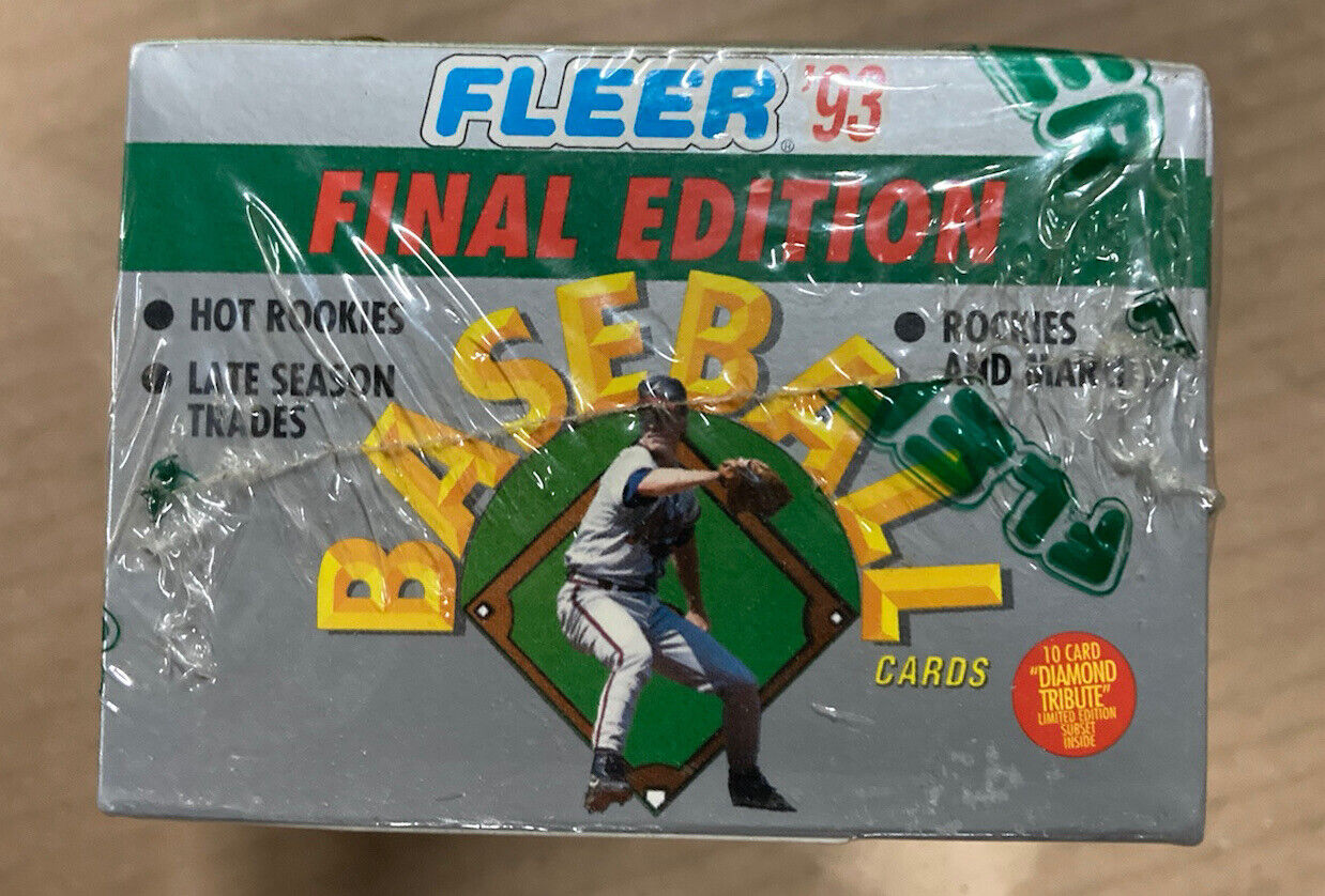 Factory Sealed 1993 Fleer Final Edition Baseball Card Box Set 310 Cards VINTAGE