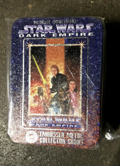 1995 Star Wars Dark Empire Metallic Impressions Tin Card Set - Factory Sealed