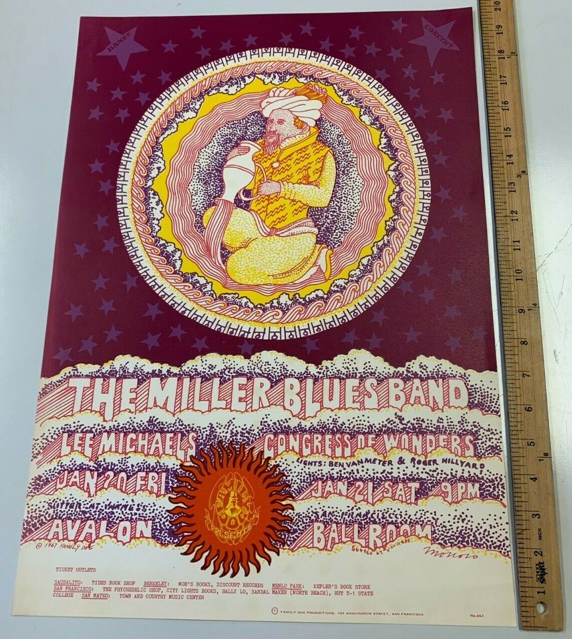 1967 - The Family Dog - The Miller Blues Band @ Avalon Ballroom Lee Michaels