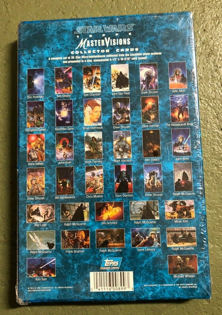 FACTORY SEALED Topps Star Wars Master Visions Collector Cards Premiere Edition