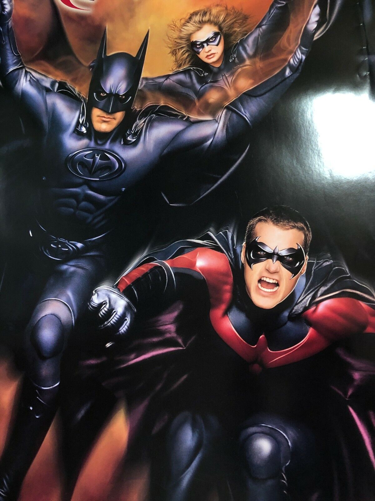 Batman & Robin (Warner Brothers, 1997). One Sheet (27" X 41"). Advance Heroes #2