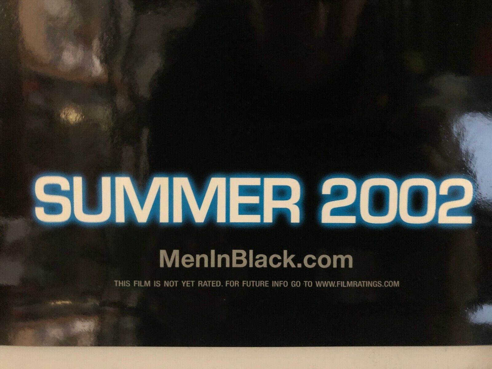 "Men In Black 2" Original Movie Theater Promo Poster 2002 Will Smith Action