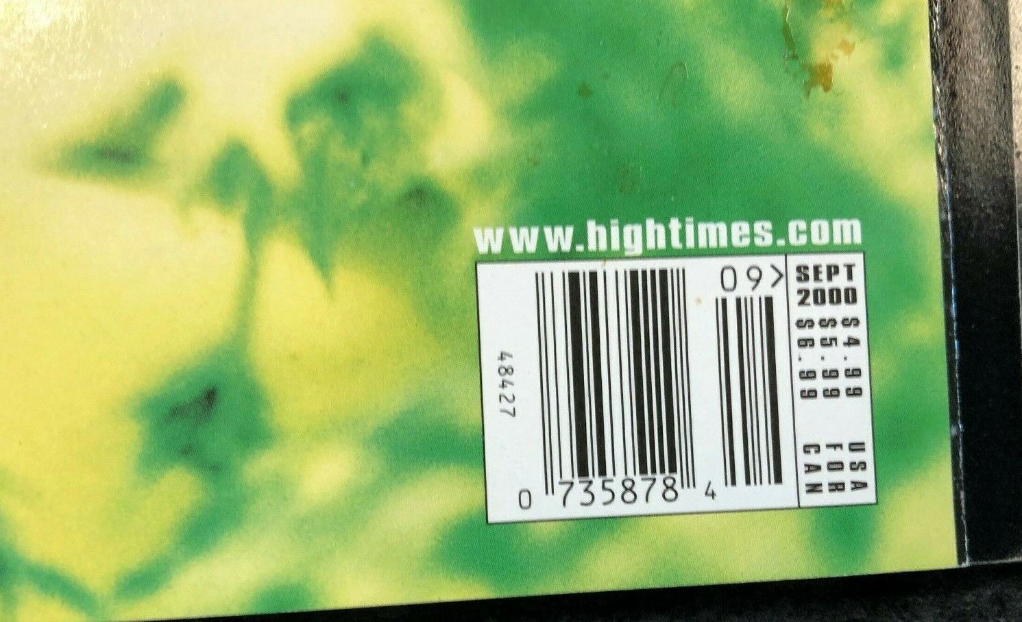 2000 HIGH TIMES September 2000 Paradise Found Pot Travel Special Al Gore Party