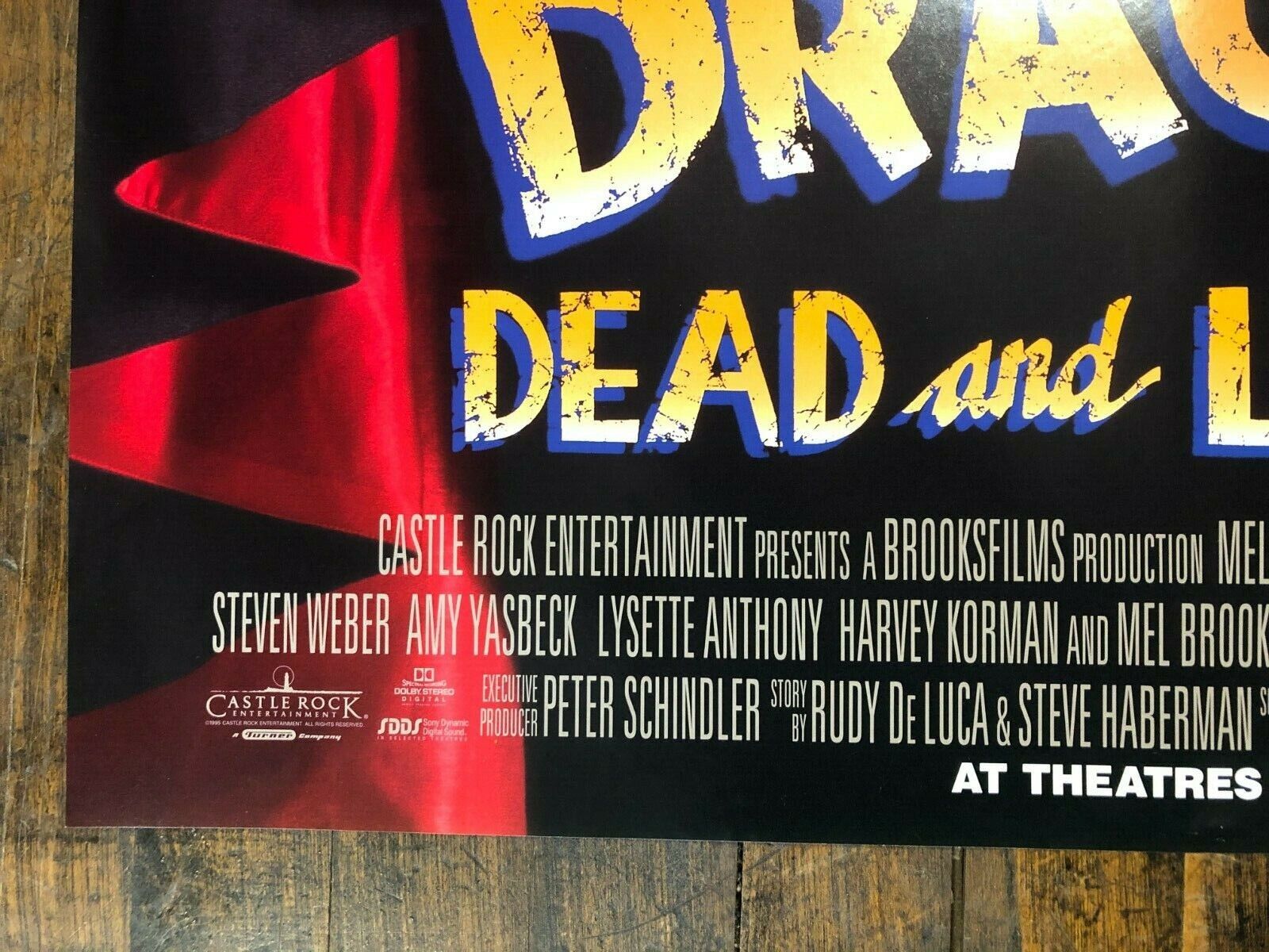 "Dracula: Dead And Loving It" Original One Sheet Movie Poster 1995 S/S Rolled