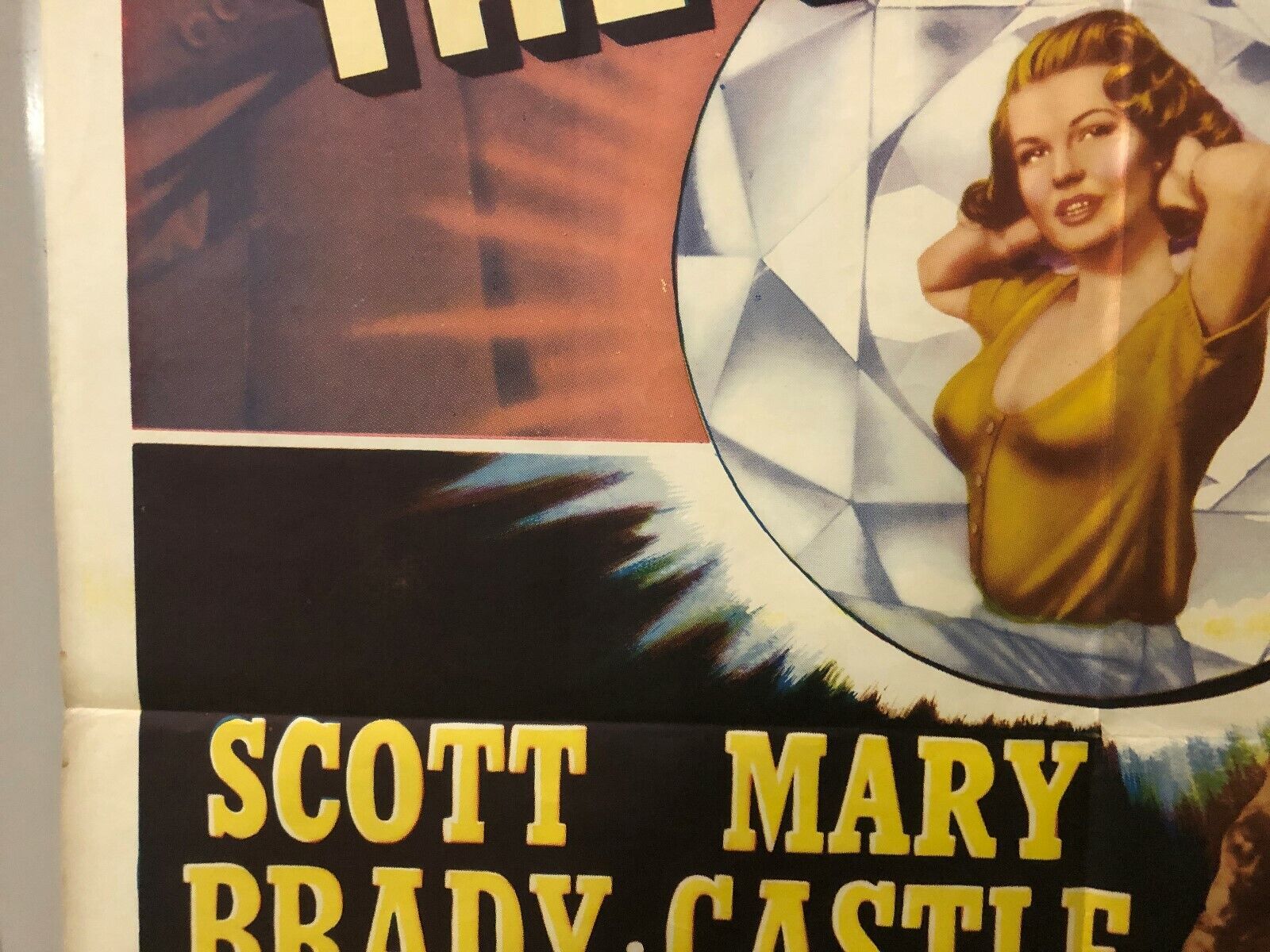White Fire (Lippert, 1953). One Sheet (27" X 41"). Crime Original Poster