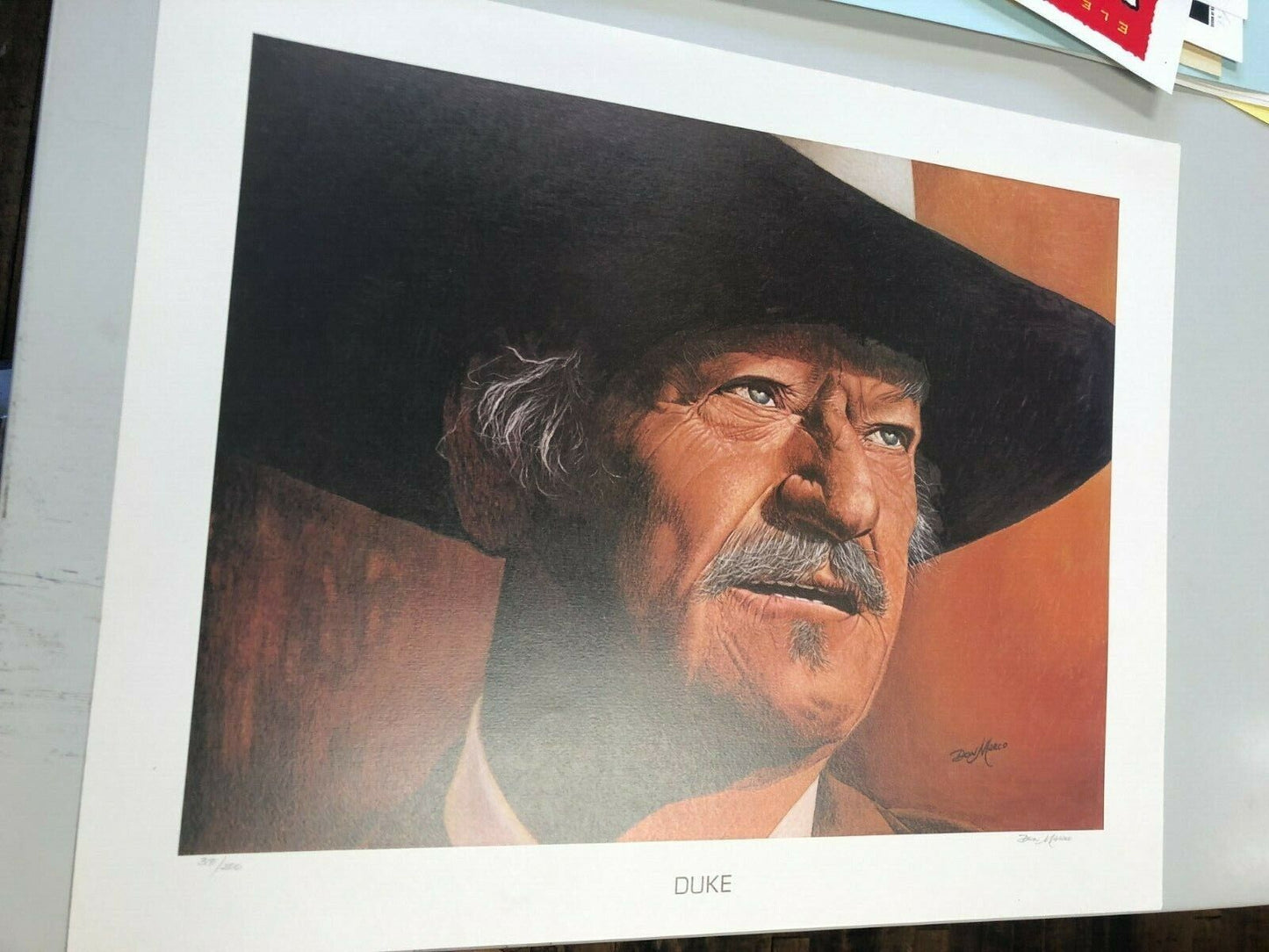 Don Marco - "DUKE" Signed & Numbered Iconic Films Historic Cowboy Western 