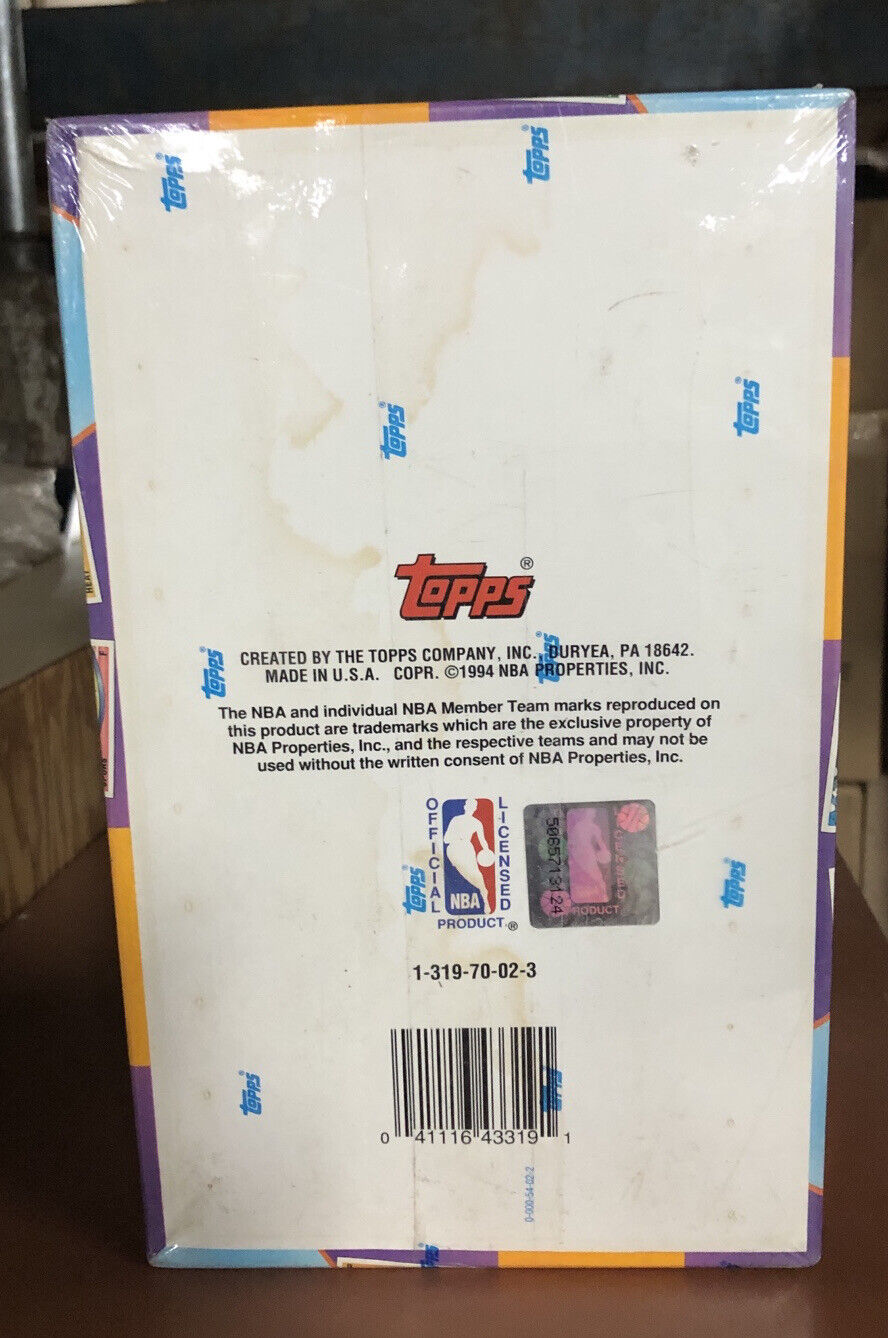 1993/94 TOPPS NBA BASKETBALL SERIES 2 HOBBY BOX 36 PACKS SEALED NEW