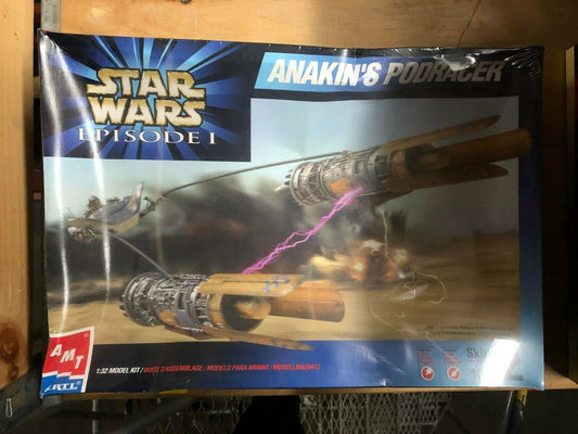 VINTAGE TOY Star Wars Episode 1 Anakin's Podracer AMT/ERTL 1:32 Model Kit 
