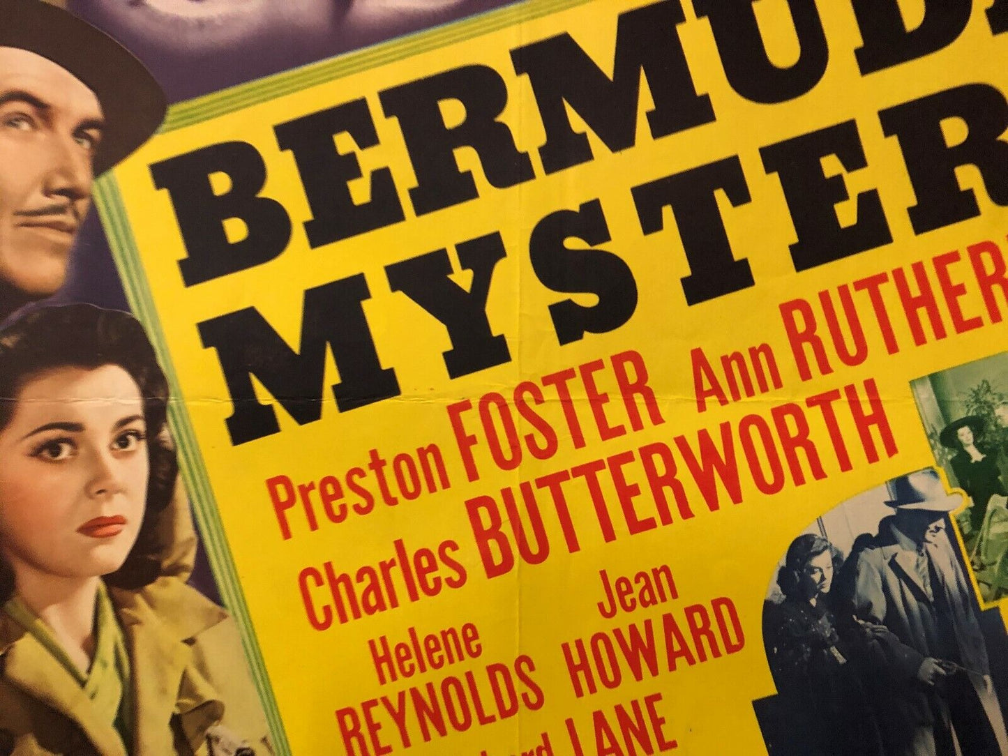 Bermuda Mystery (20th Century Fox, 1944). Half Sheet (22" X 28"). Mystery