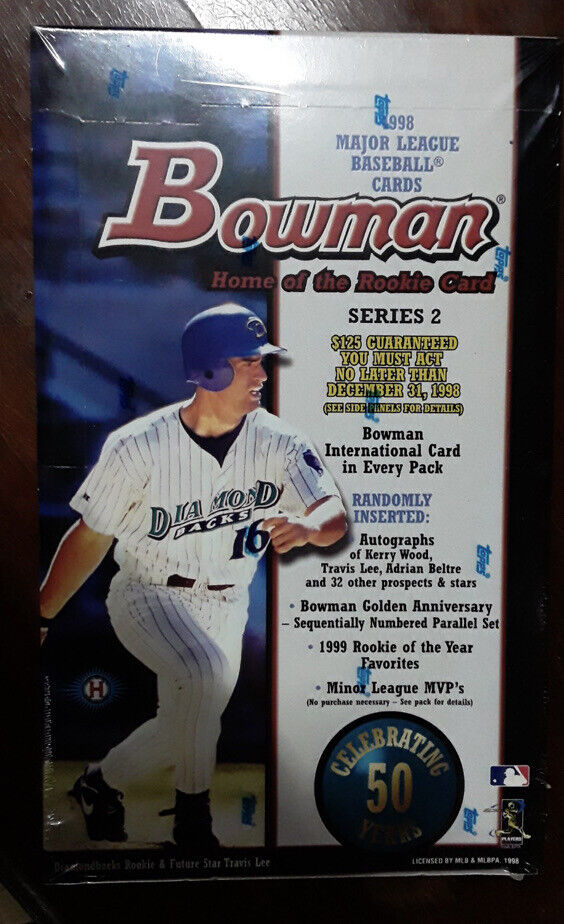 1998 BOWMAN BASEBALL HOBBY SERIES 2 SEALED BOX Kerry Wood, Miguel Tejada rare