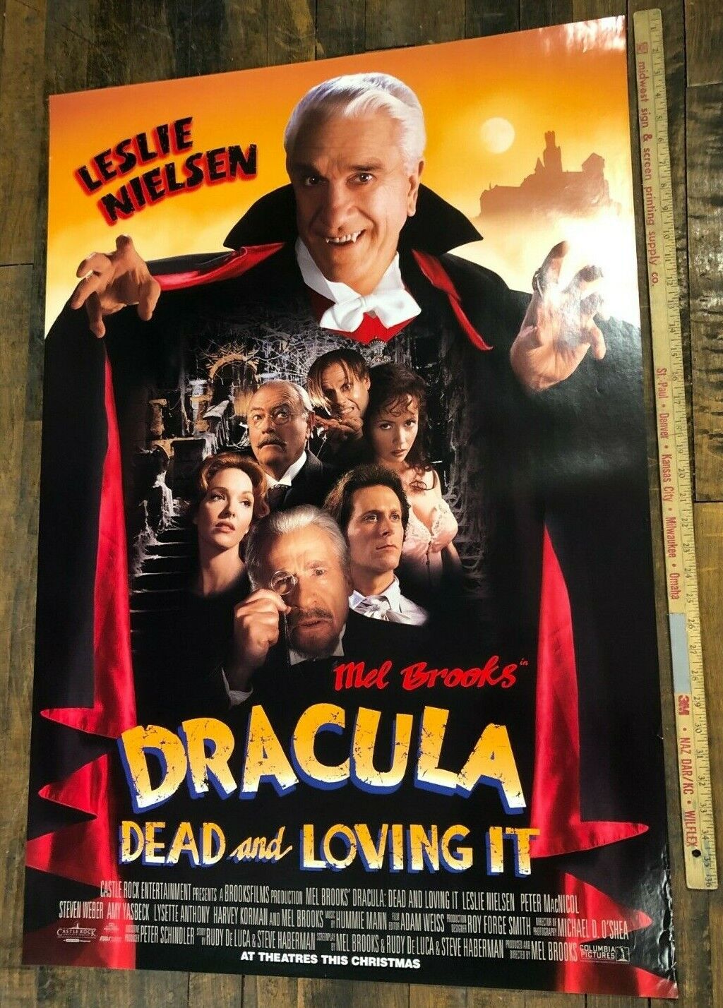 "Dracula: Dead And Loving It" Original One Sheet Movie Poster 1995 S/S Rolled