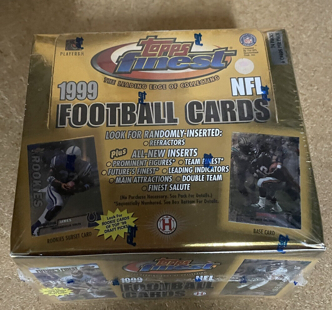 1999 Topps Finest football Factory Sealed Hobby Box. Donovan McNabb RC Culpepper