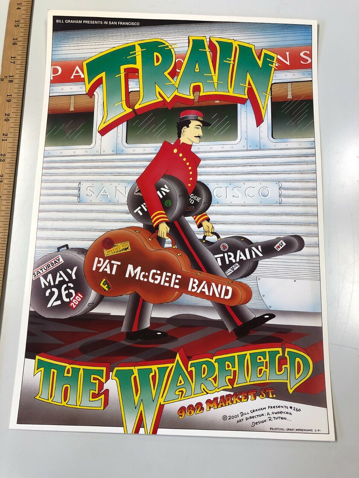 Bill Graham - 2001 - Train #260 Randy Tuten Original W/ The Pat Mcgee Band