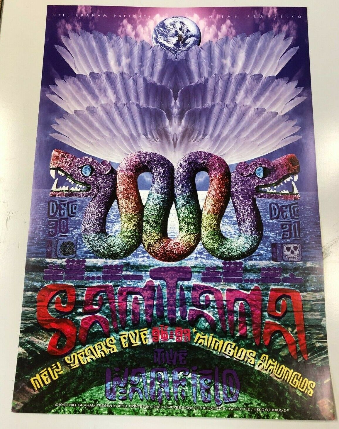 Bill Graham - 1996 - Santana New Years Eve Show @ The Warfield San Francisco