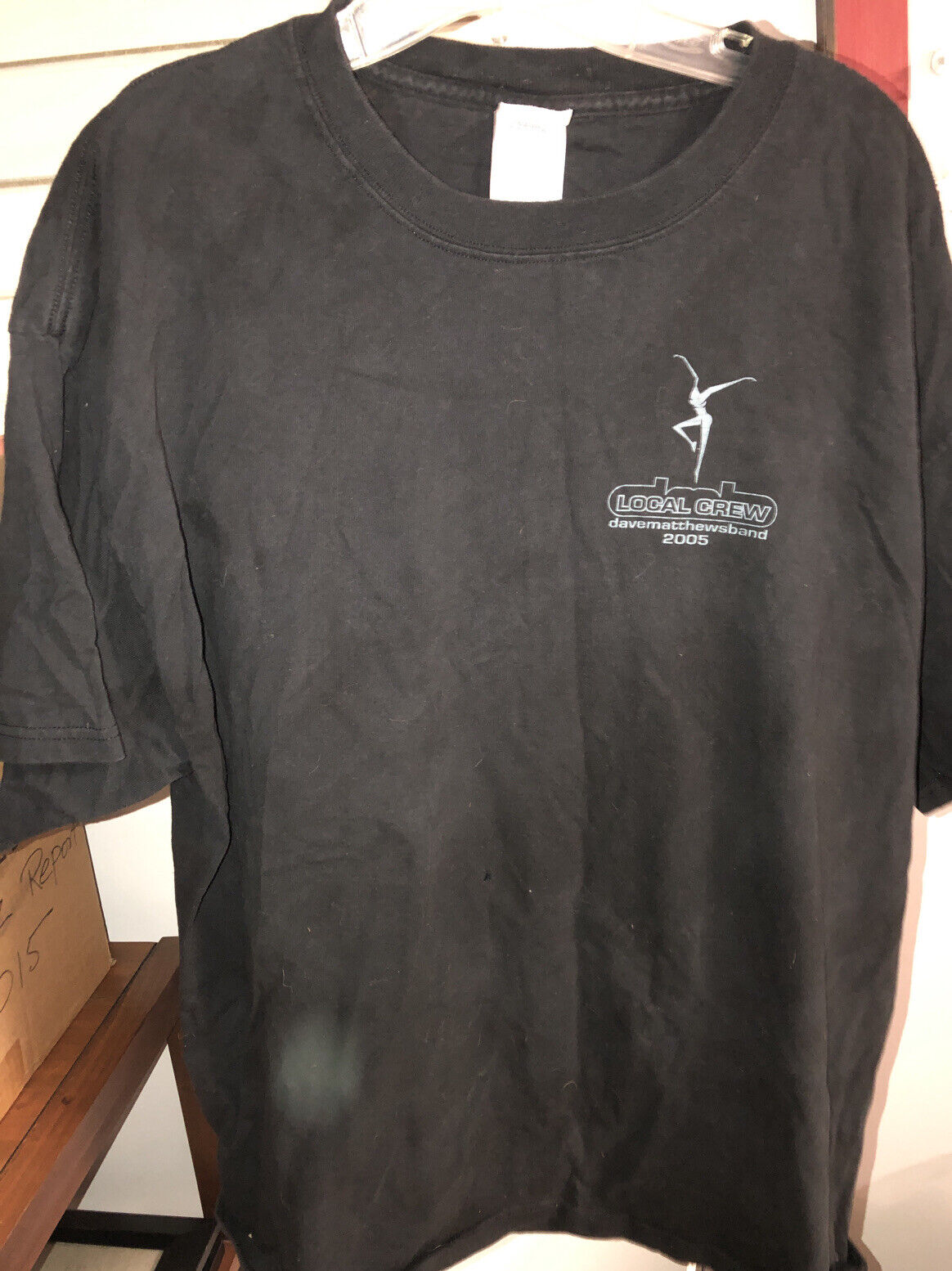 Vintage T Shirt - Dave Mathews Band Local Crew 2005 Delta Size XL Black