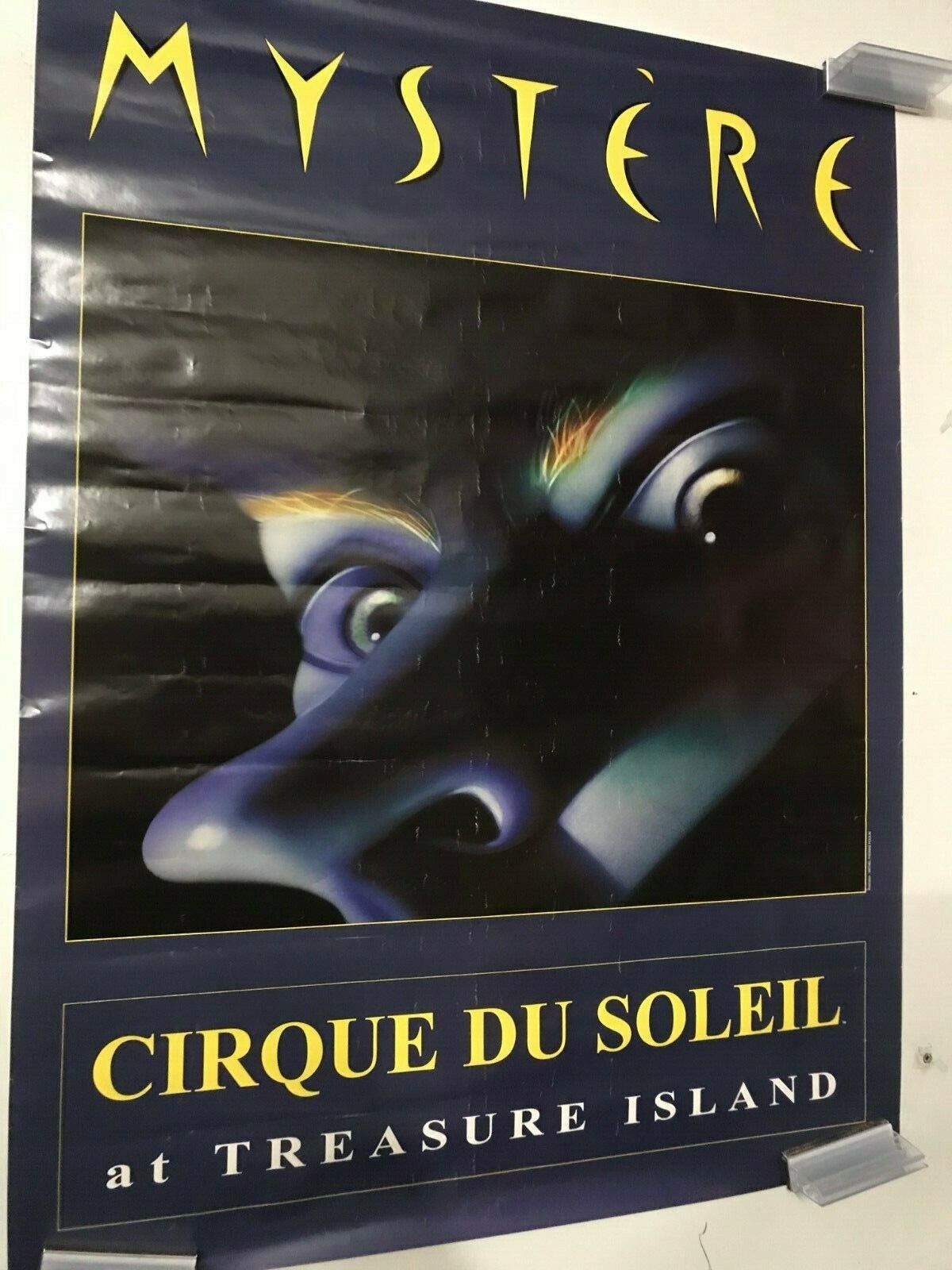 Cirque Du Soleil Mystere Poster by Michel-Thomas Poulin Vintage Original Vegas