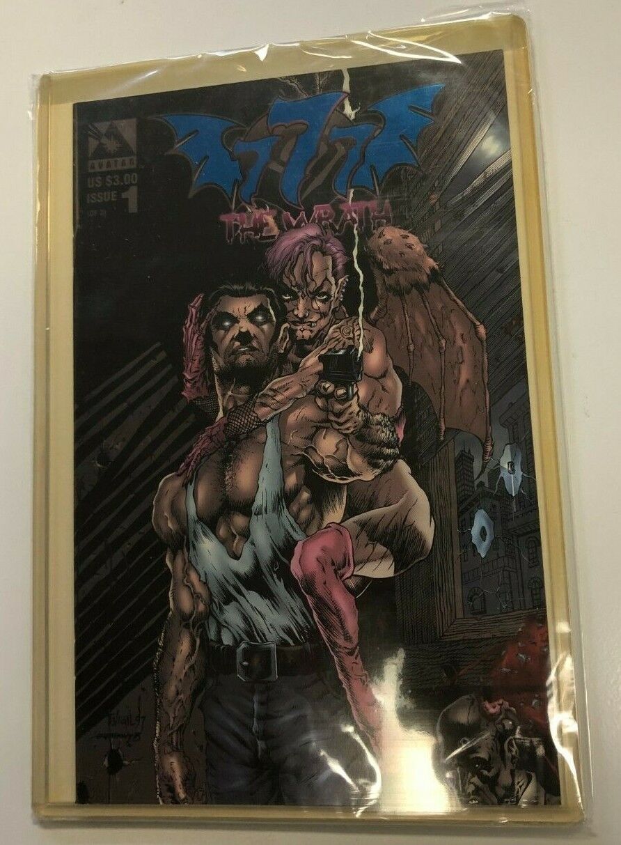 COMIC BOOK Avatar Press 777 The Wrath #1 COA In Case Royal Blue Edition LTD 100