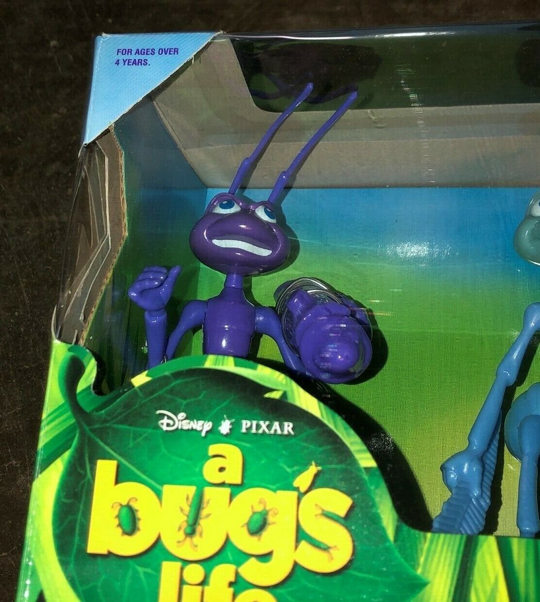 A BUGS LIFE DISNEY PIXAR BUG BATTALION WARRIOR ANT GRASSHOPPER Box Fresh 1998