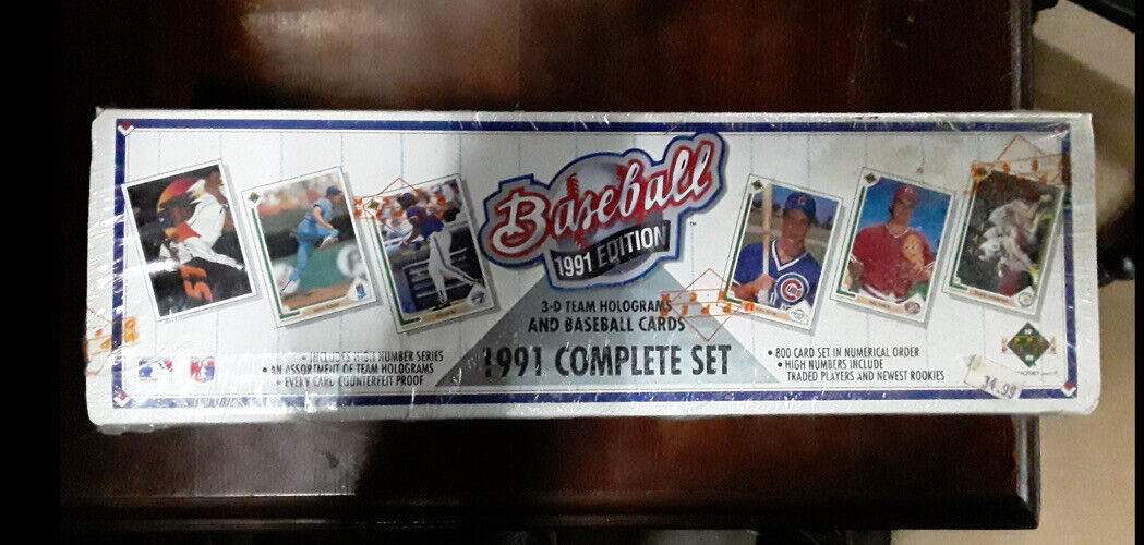 1991 Upperdeck Baseball Factory Sealed Set Jeff Bagwell, Luis Gonzalez, Chipper 