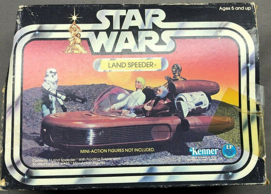 1978 1983 Star Wars Land Speeder with Box Vintage Rare Old Logo