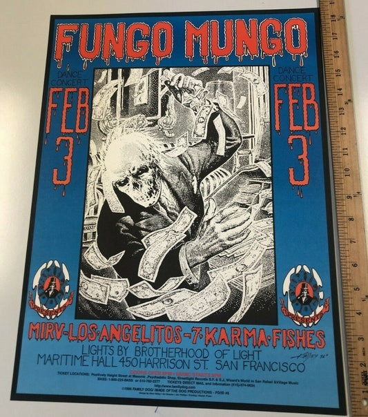 Family Dog Presents - 1996 - Fungo Mungo Kelley @ Maritime Hall San Francisco