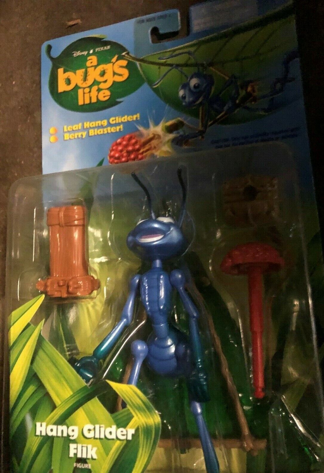 A Bugs Life Pixar Hang Glider Flik A Bugs Life Action Figure NIB 