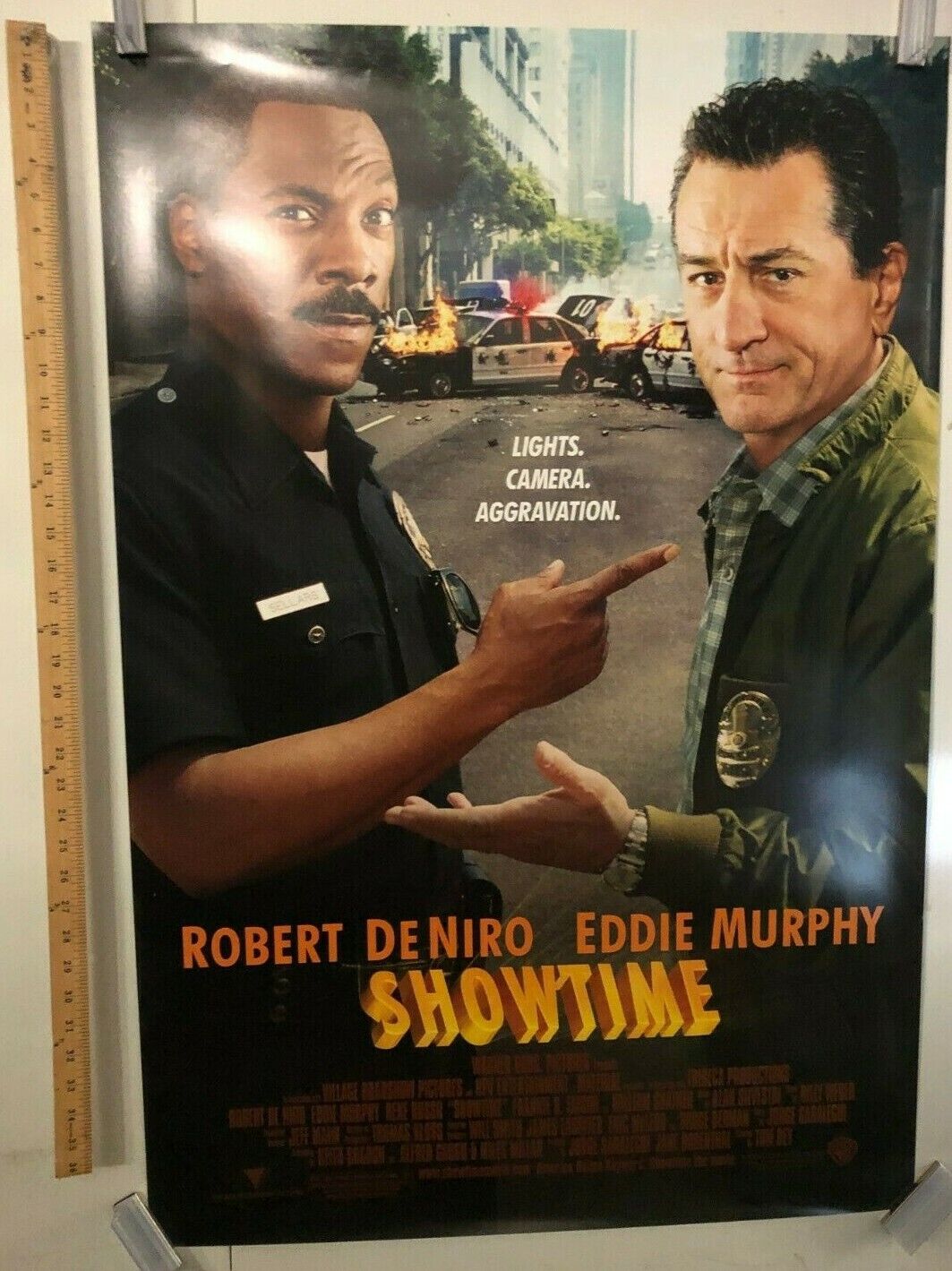 "Showtime" Original Movie Theater Promo Poster Eddie Murphy Robert De Niro