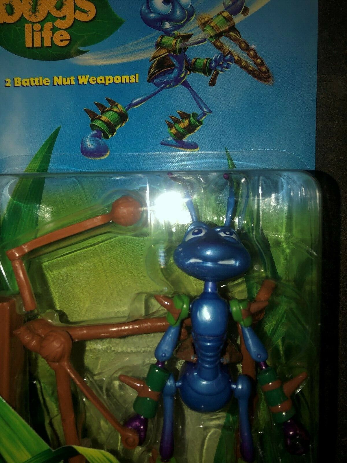 A Bugs Life Pixar Warrior Flik A Bugs Life Action Figure MIB NIB Box Fresh 