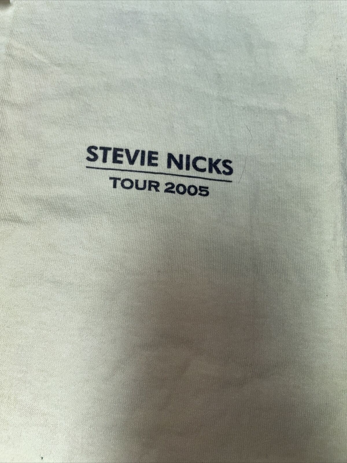 Vintage T Shirt - Stevie Nicks Your Yellow Shirt Concert 2005 Size XL