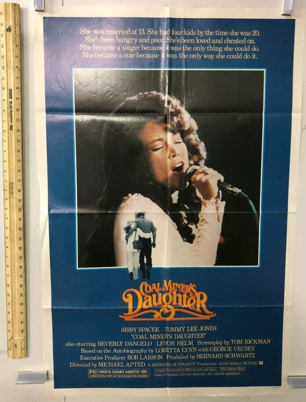 Coal Miner's Daughter (Universal, 1980). One Sheet (27" X 41") Style A. Drama