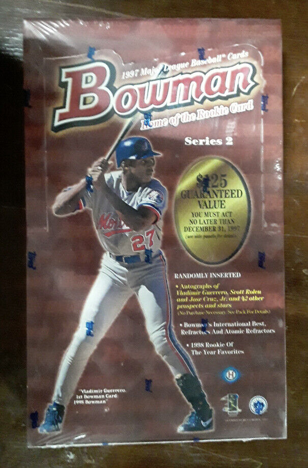 1997 Bowman Series 2 Baseball Sealed NEW Hobby Box 24 packs  GUERRERO VINTAGE