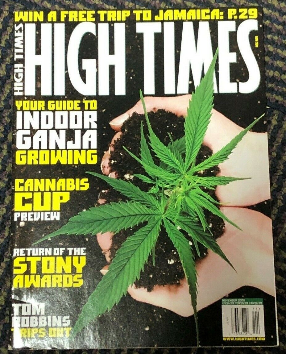 2005 HIGH TIMES December 2005 Stoner Songster Jason Mraz Jamaica Top 10 Strains