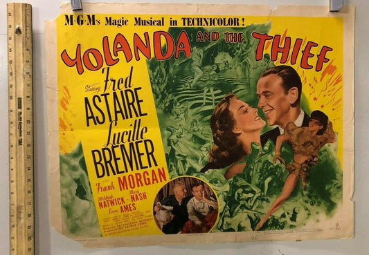 Yolanda and the Thief (MGM, 1945). Half Sheet (22" X 28") Style B. Musical