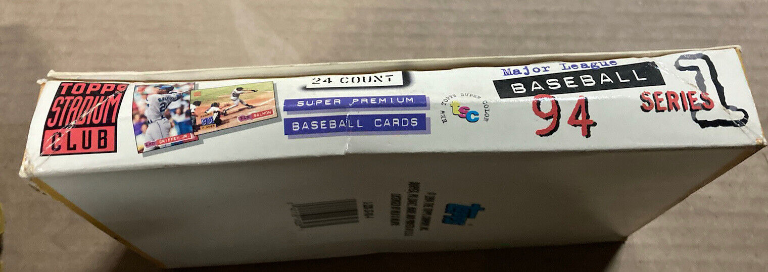 1994 Topps Stadium Club Baseball Series 1 Factory Sealed Hobby Box Value Inserts