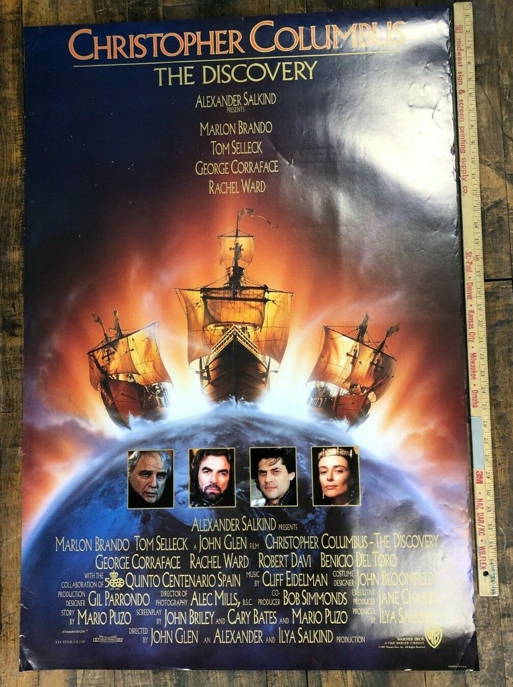 "Christopher Columbus: The Discovery" Original One Sheet Movie Poster S/S 1992