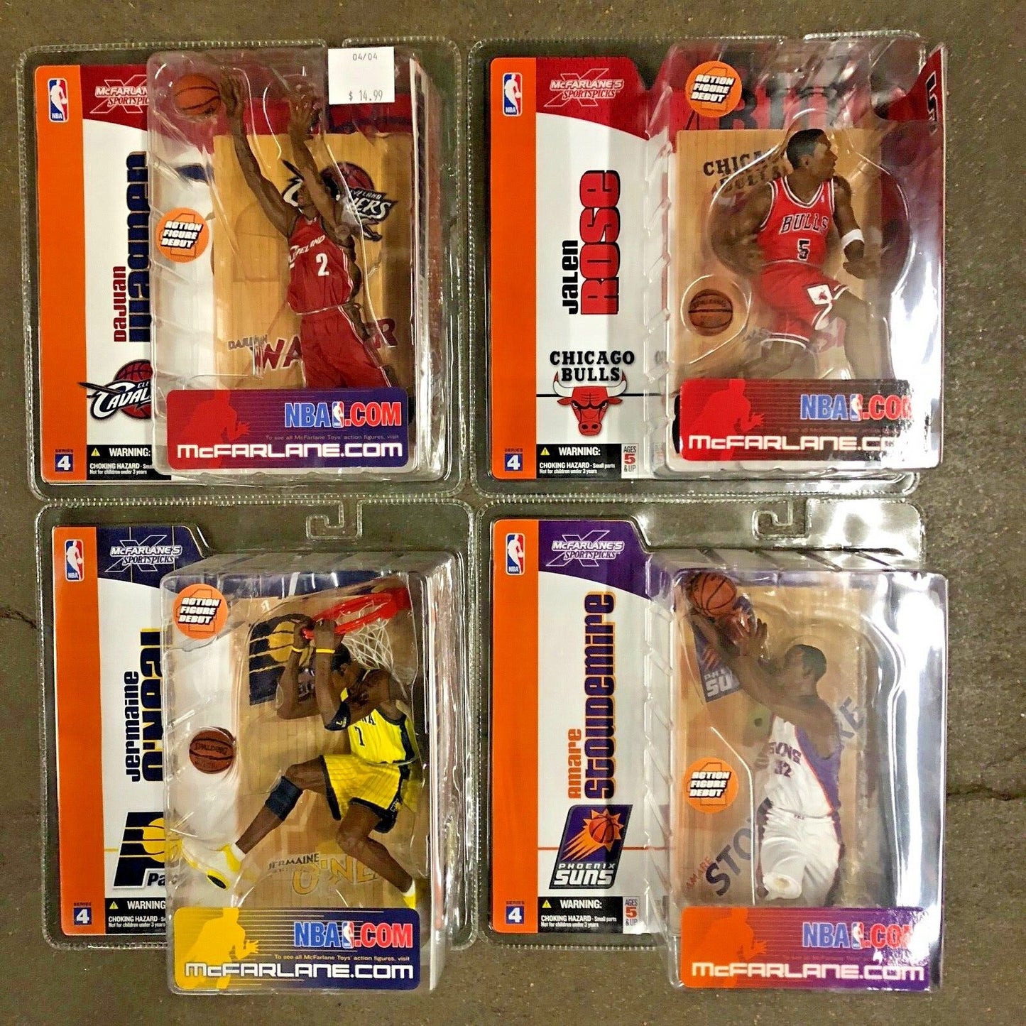 61 FIGURE LOT McFarlane NBA Series 1-9 Nearly Every Figure Basketball VHTF 